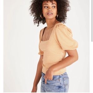 Backyard Roses orange top